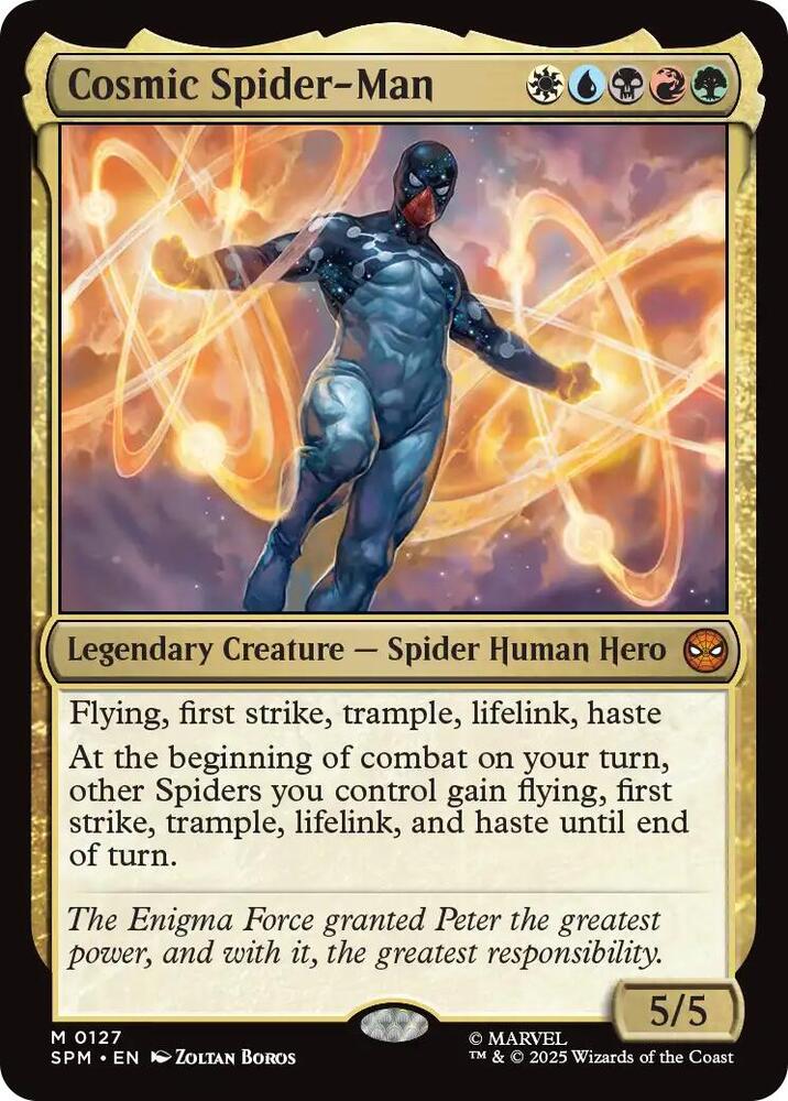 Cosmic Spider-Man card image