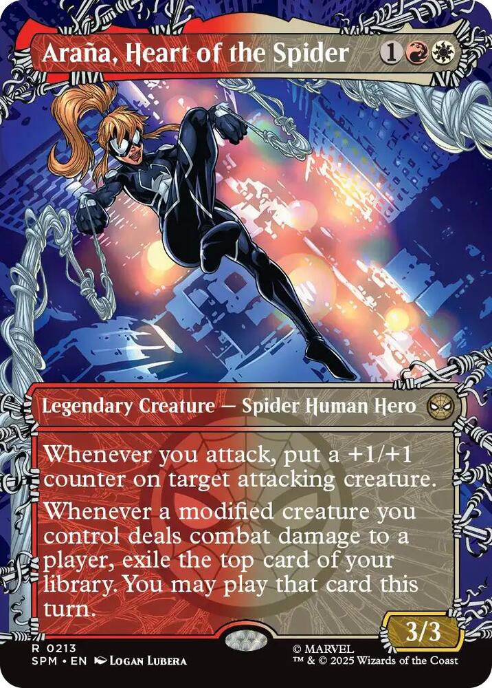 Arana, Heart of the Spider (Borderless) card image
