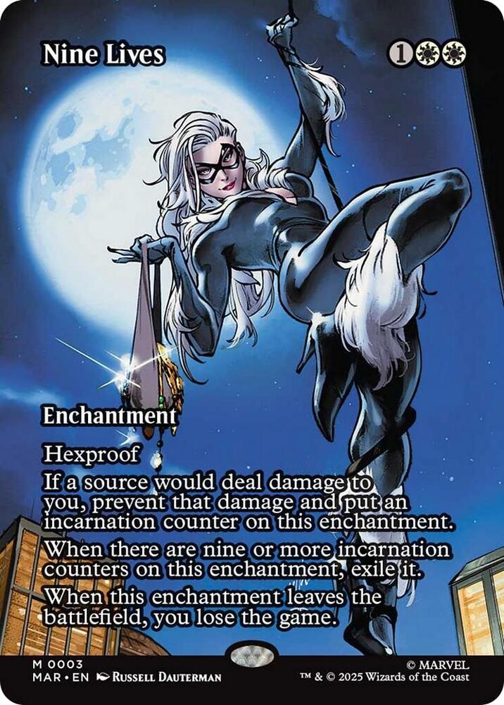 Nine Lives (Borderless) card image