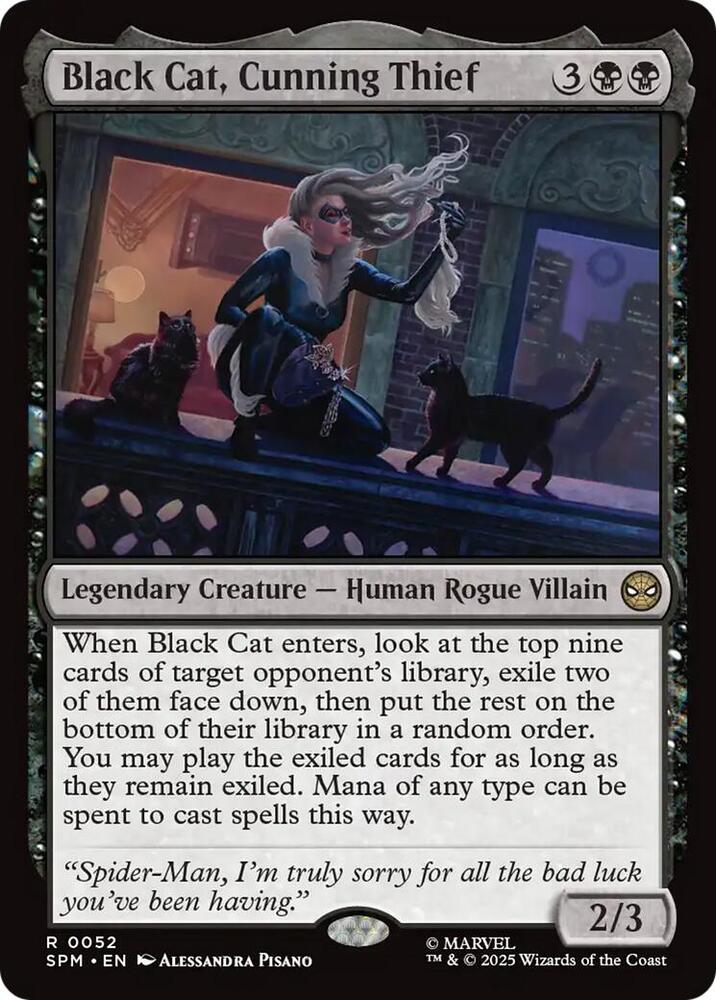 Black Cat, Cunning Thief card image