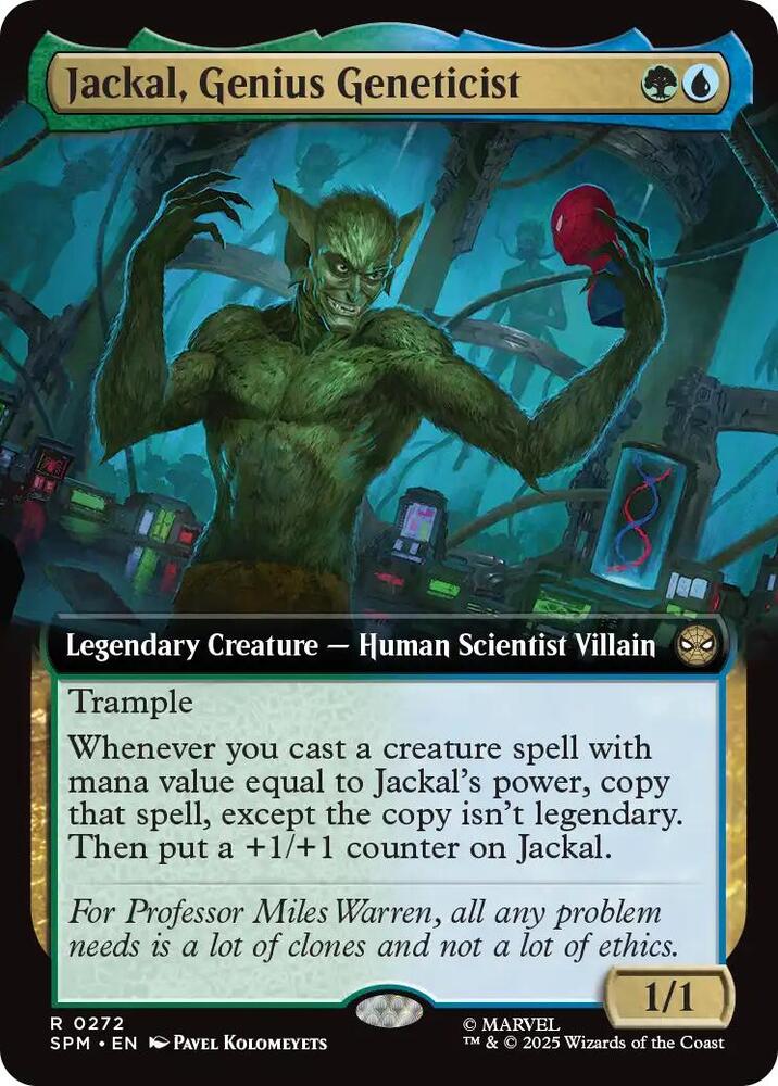 Jackal, Genius Geneticist (Extended Art) card image