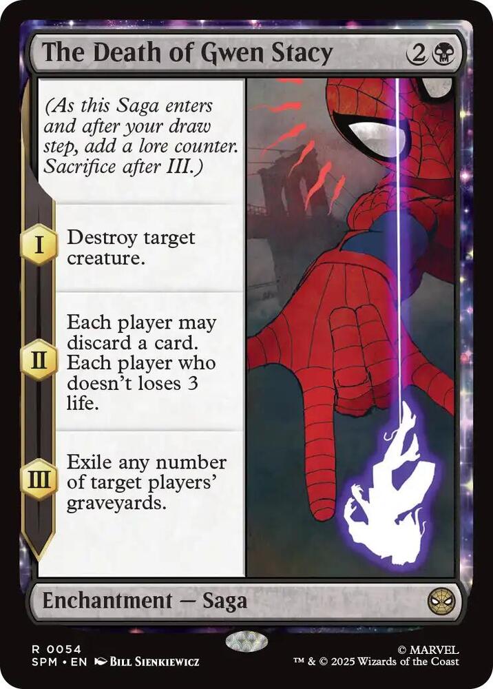 The Death of Gwen Stacy card image