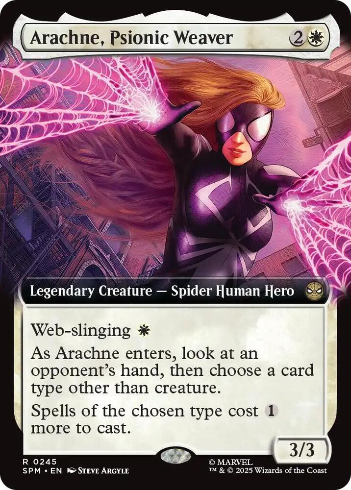 Arachne, Psionic Weaver (Extended Art) card image