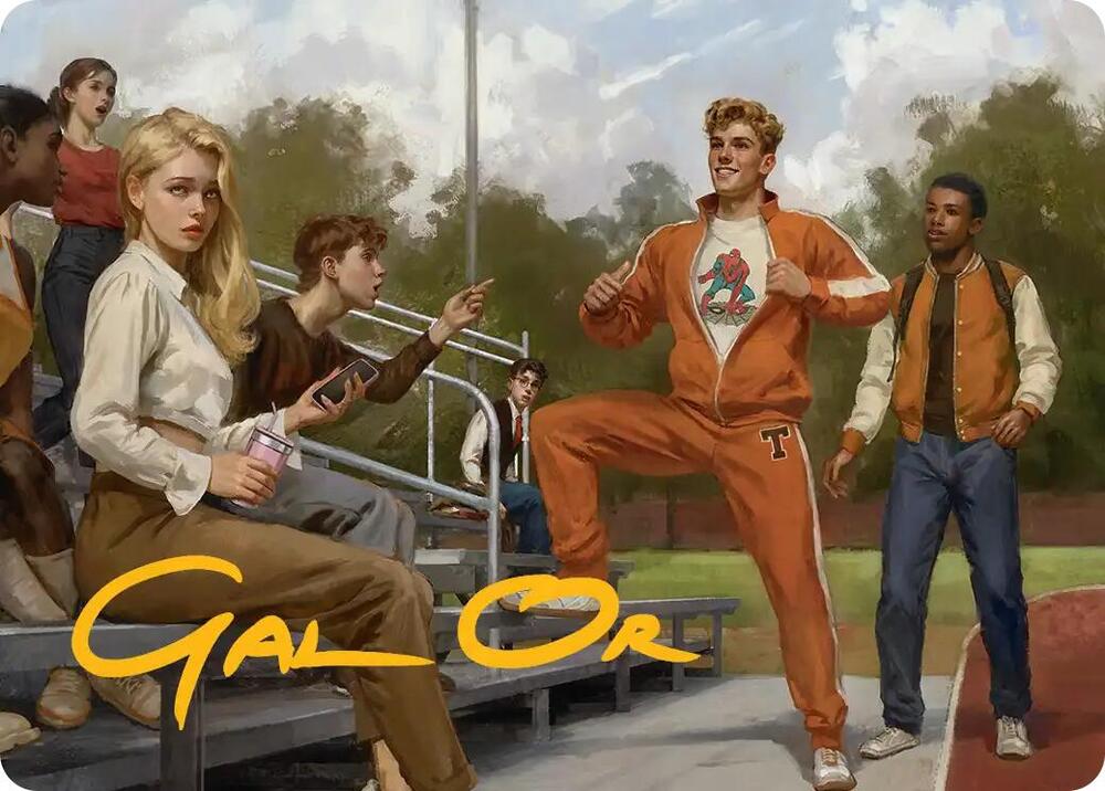 Flash Thompson, Spider-Fan Art Card (Gold-Stamped Signature) card image