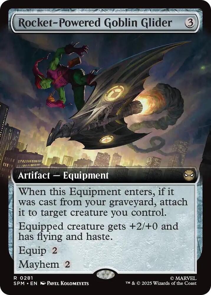 Rocket-Powered Goblin Glider (Extended Art) card image