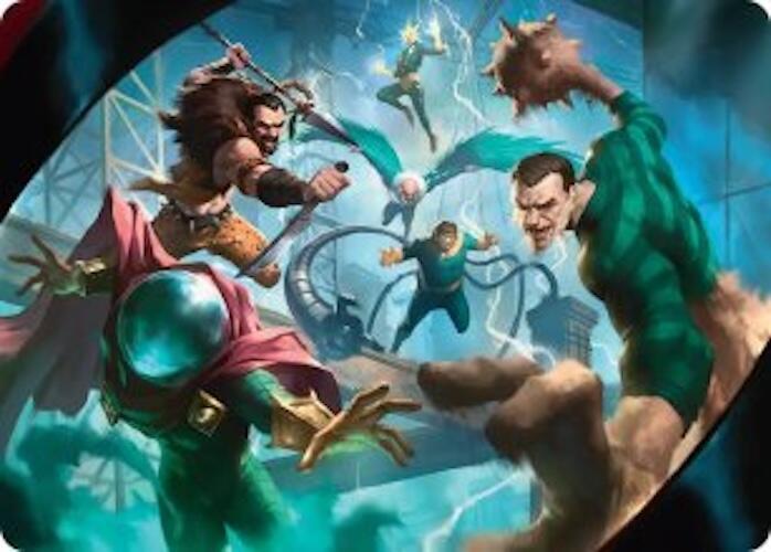 Behold the Sinister Six! Art Card (7/54) card image