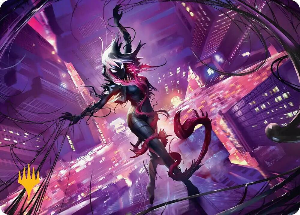 Gwenom, Remorseless Art Card (Gold-Stamped Planeswalker Symbol) card image