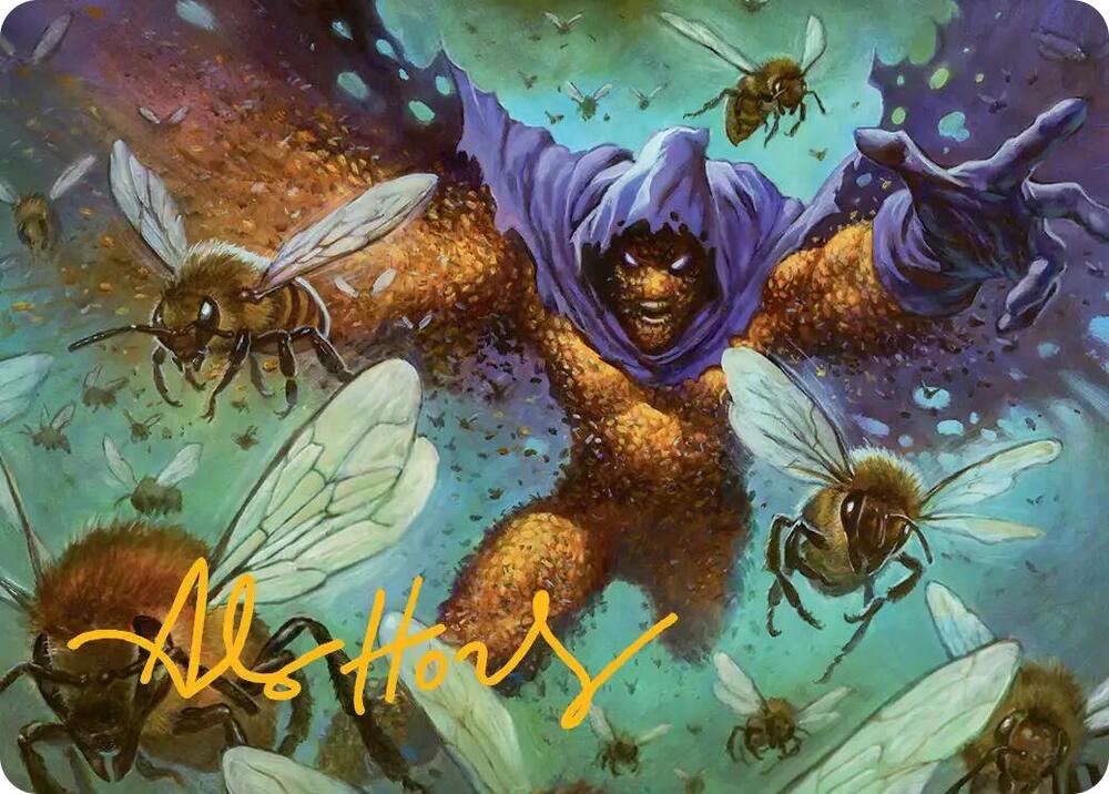 Swarm, Being of Bees Art Card (Gold-Stamped Signature) card image