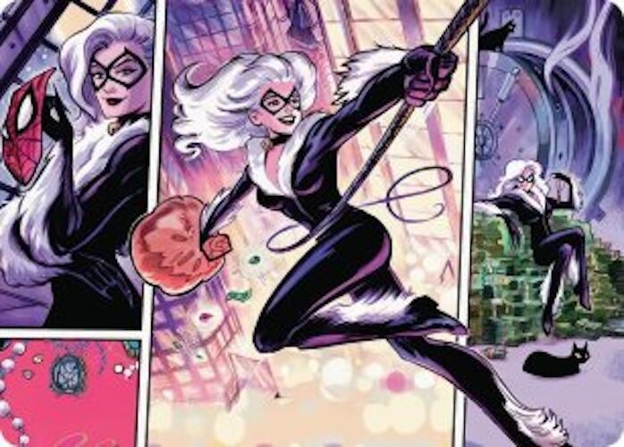 Black Cat, Cunning Thief Art Card card image
