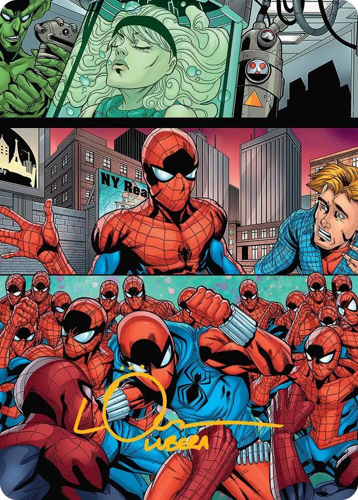 The Clone Saga Art Card (Gold-Stamped Signature) card image