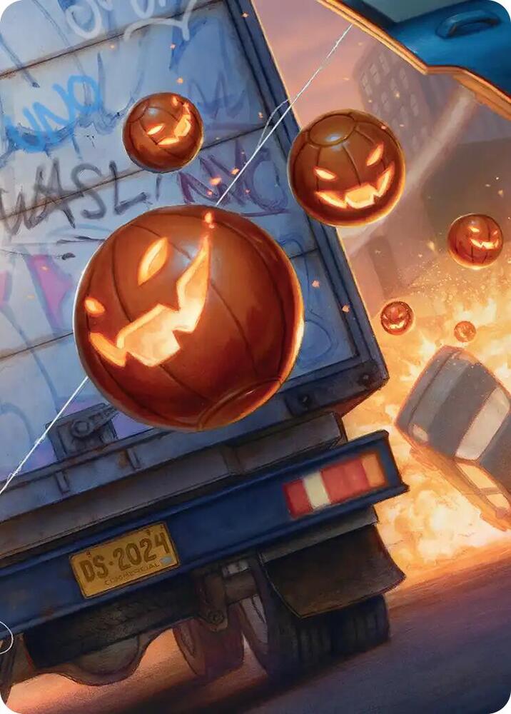 Pumpkin Bombs Art Card card image