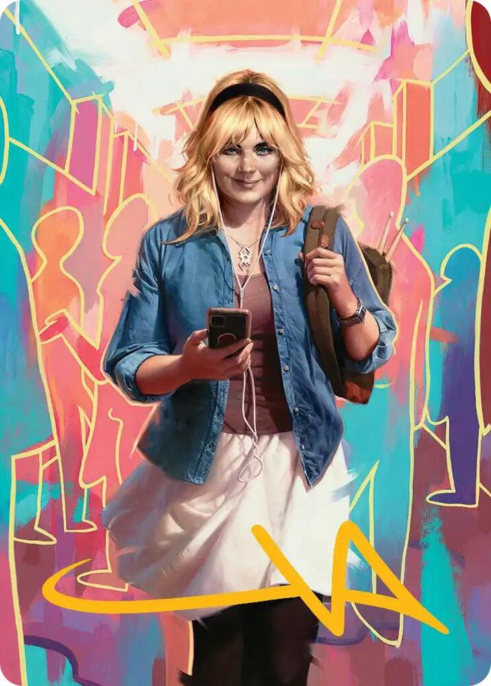 Gwen Stacy Art Card (Gold-Stamped Signature) (13/54) card image