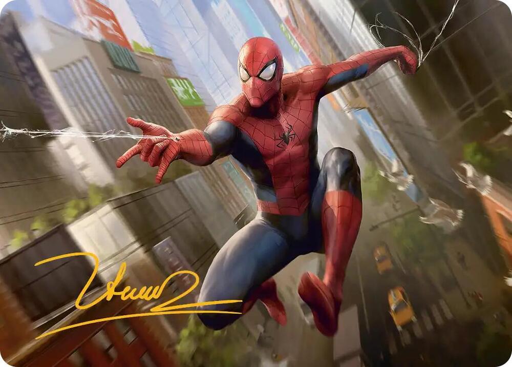Amazing Spider-Man Art Card (24/54) (Gold-Stamped Signature) card image