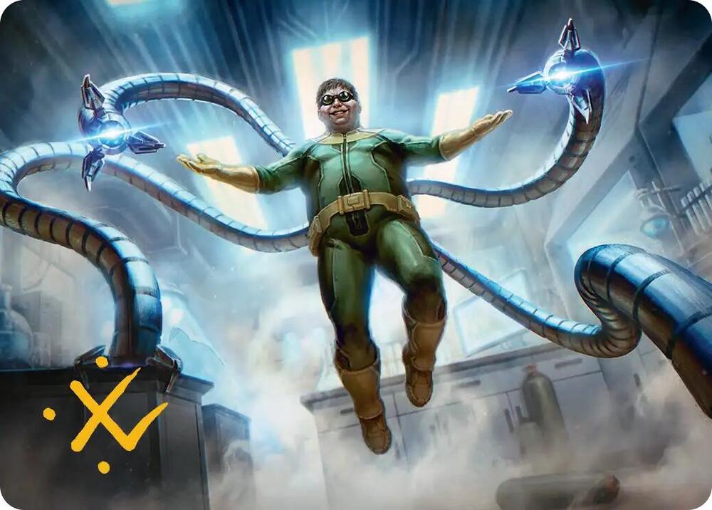 Doctor Octopus, Master Planner Art Card (25/54) (Gold-Stamped Signature) card image
