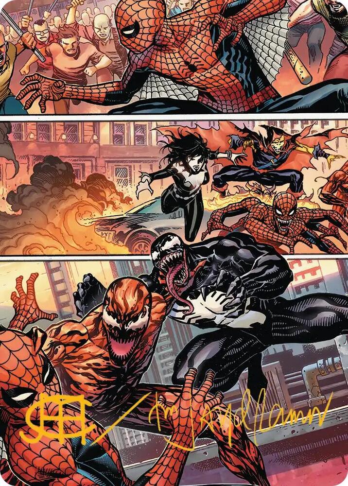 Maximum Carnage Art Card (Gold-Stamped Signature) card image