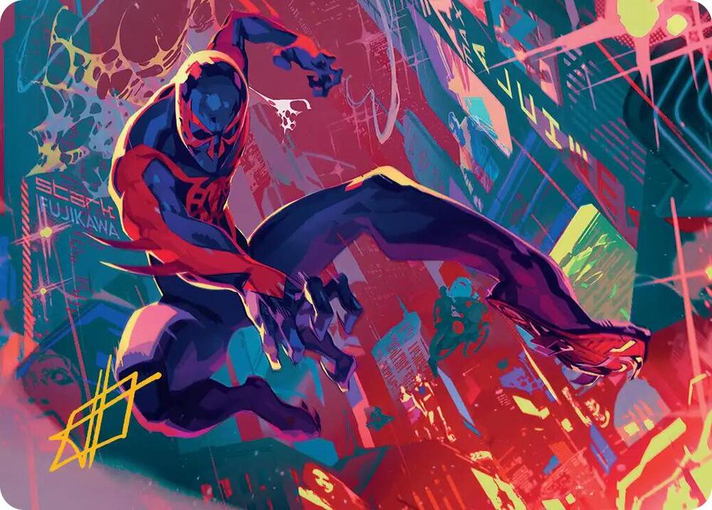 Spider-Man 2099 Art Card (Gold-Stamped Signature) card image