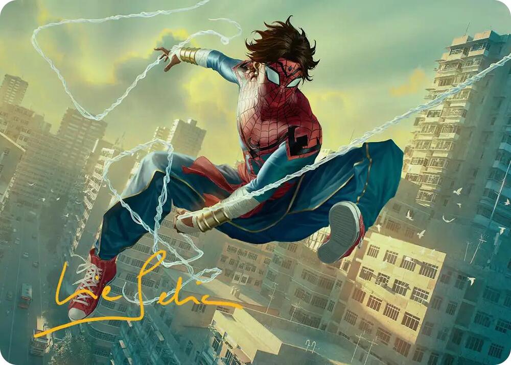 Spider-Man India Art Card (Gold-Stamped Signature) card image