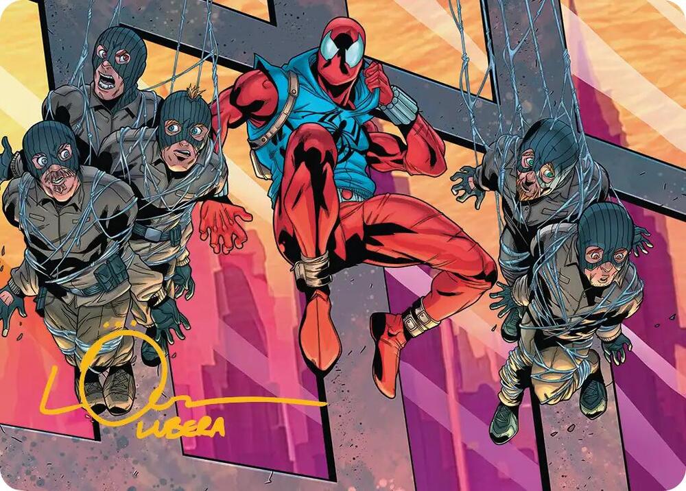 Scarlet Spider, Ben Reilly Art Card (Gold-Stamped Signature) card image