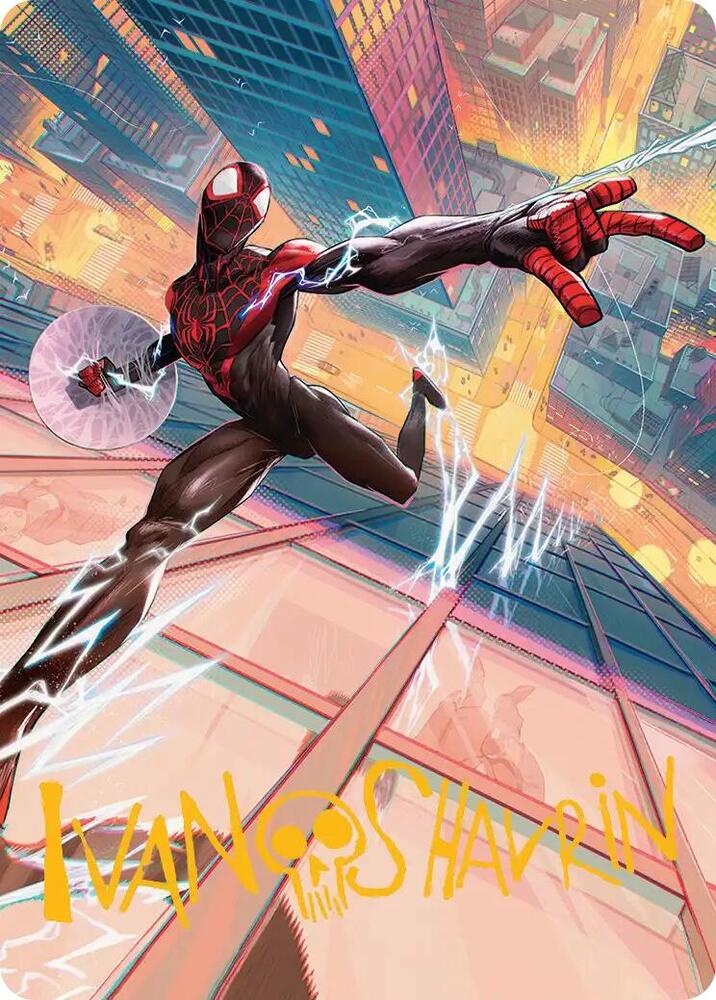 Ultimate Spider-Man Art Card (Gold-Stamped Signature) card image