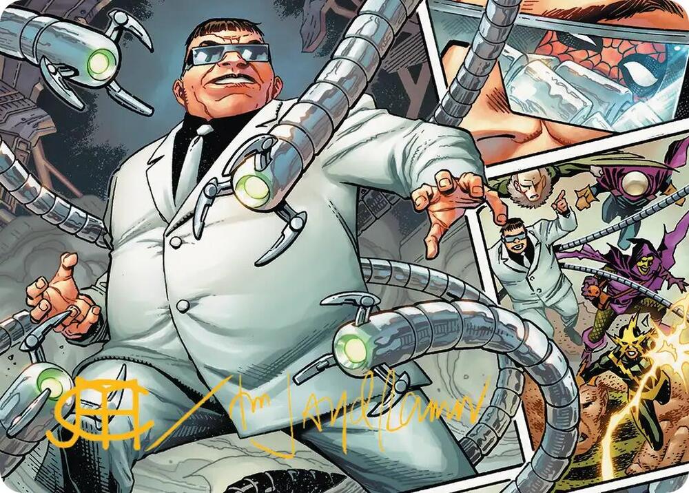 Doctor Octopus, Master Planner Art Card (48/54) (Gold-Stamped Signature) card image