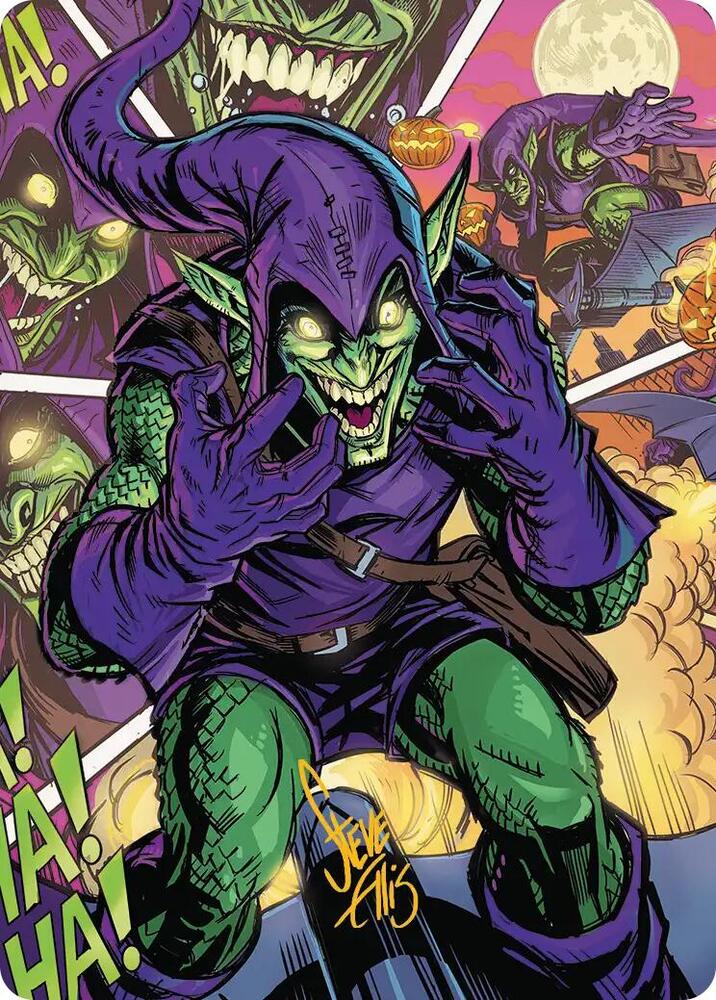 Green Goblin Art Card (49/54) (Gold-Stamped Signature) card image