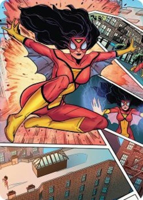 Spider-Woman, Stunning Savior Art Card card image
