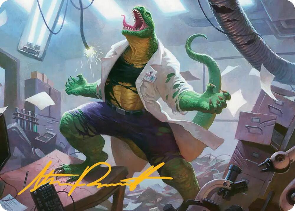 Lizard, Connors's Curse Art Card (Gold-Stamped Signature) card image