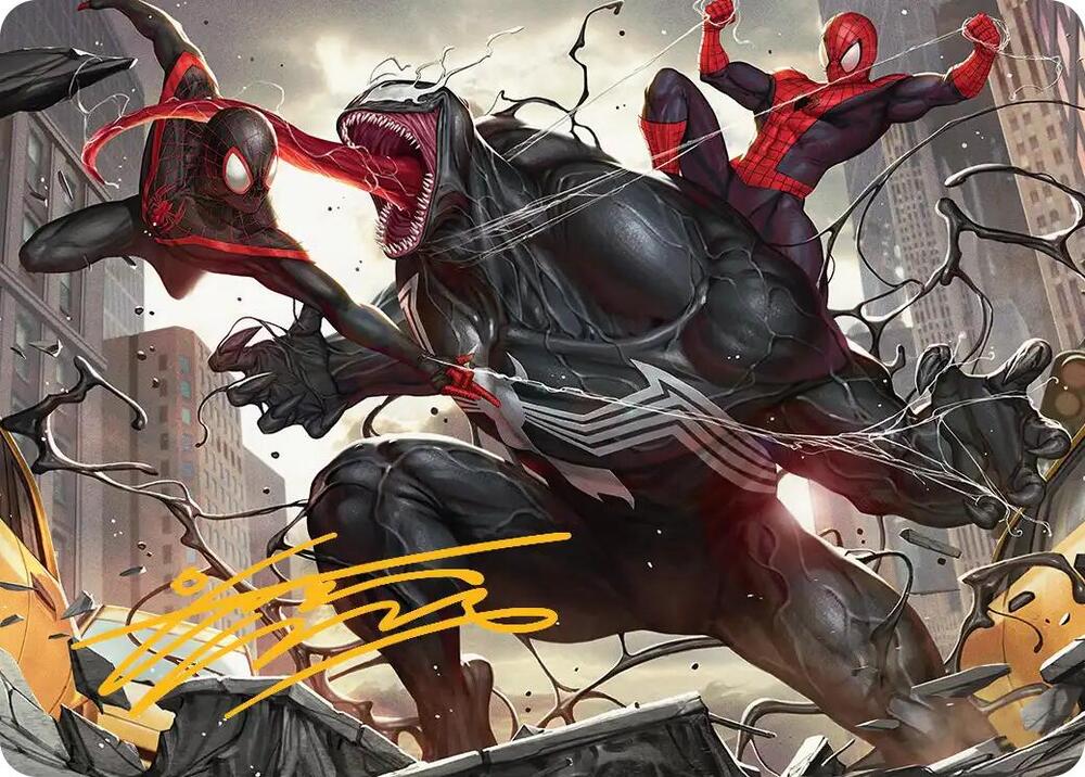 Terrific Team-Up Art Card (Gold-Stamped Signature) card image