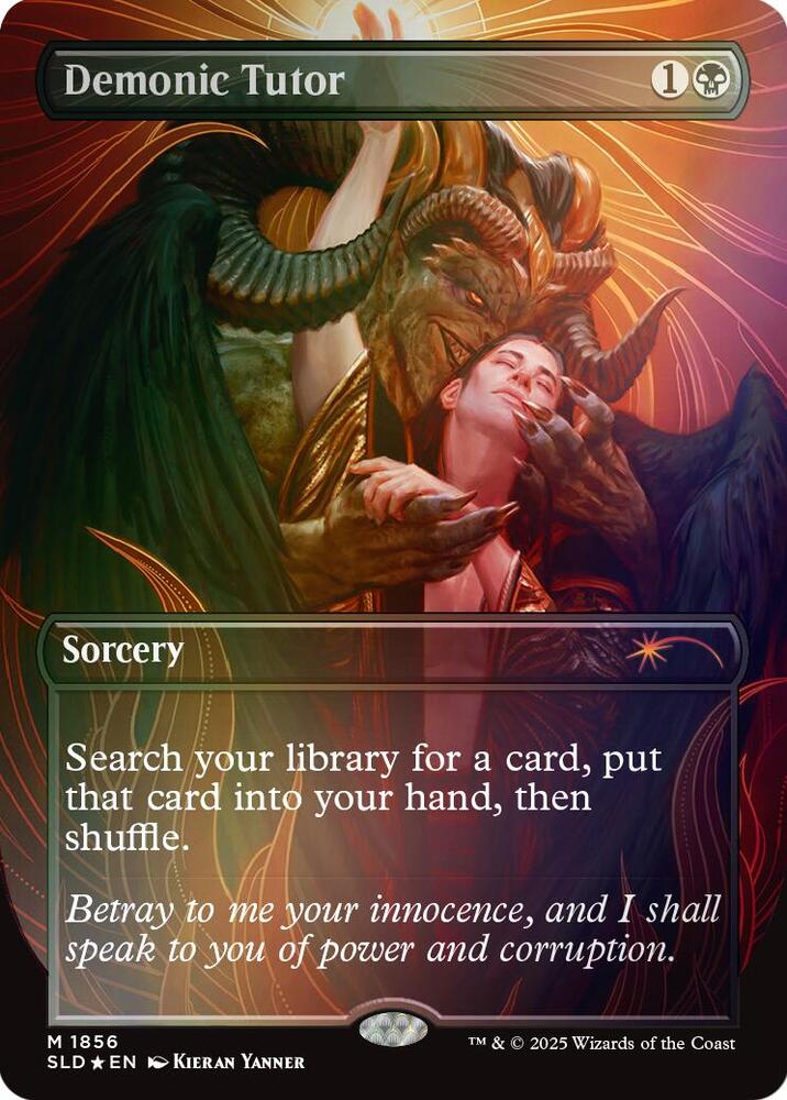 Demonic Tutor (Rainbow Foil) card image