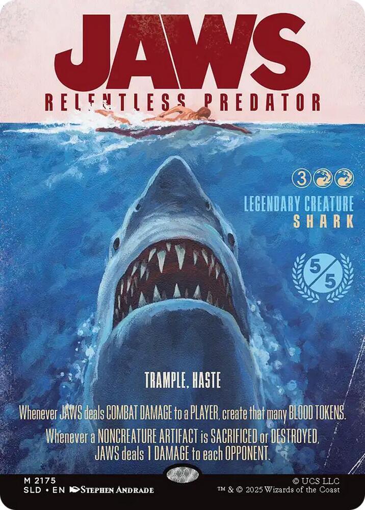 Jaws, Relentless Predator card image