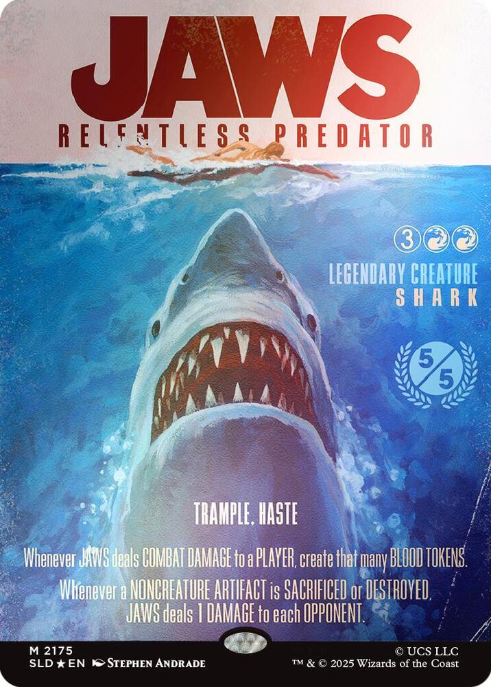 Jaws, Relentless Predator (Rainbow Foil) card image