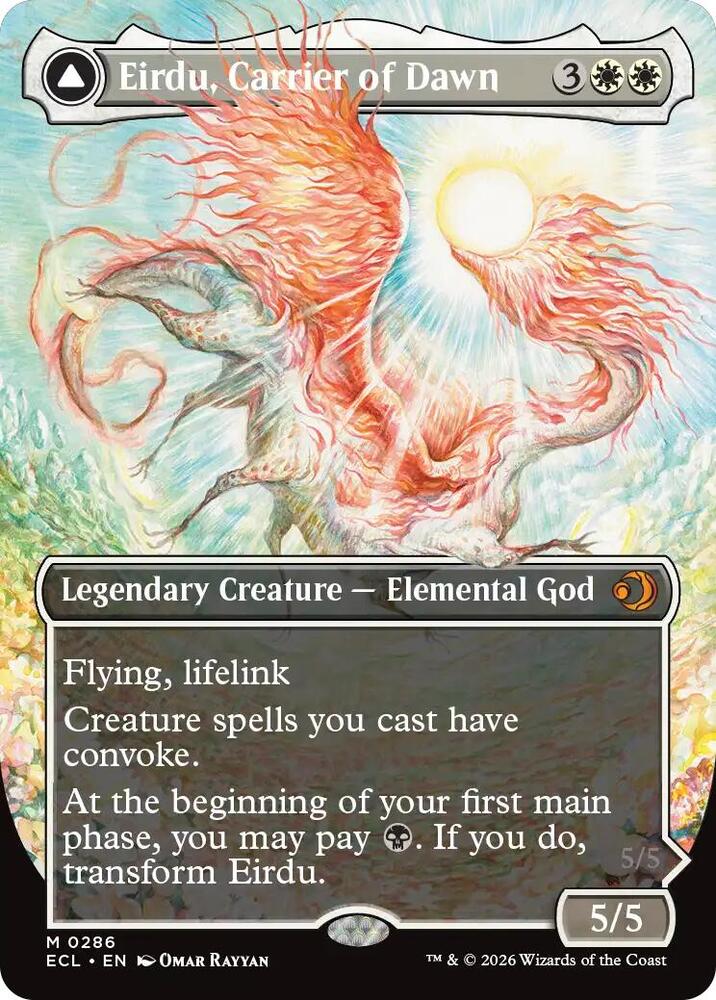 Eirdu, Carrier of Dawn (Borderless) card image