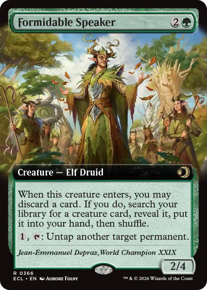 Formidable Speaker (Extended Art) card image