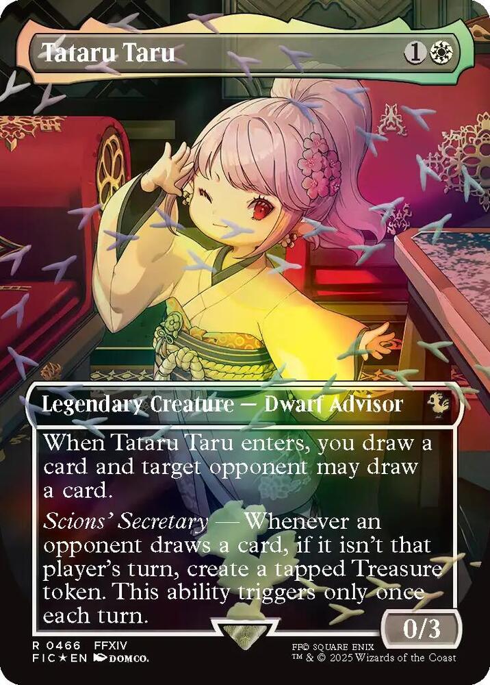 Tataru Taru (Borderless) (Chocobo Track Foil) card image
