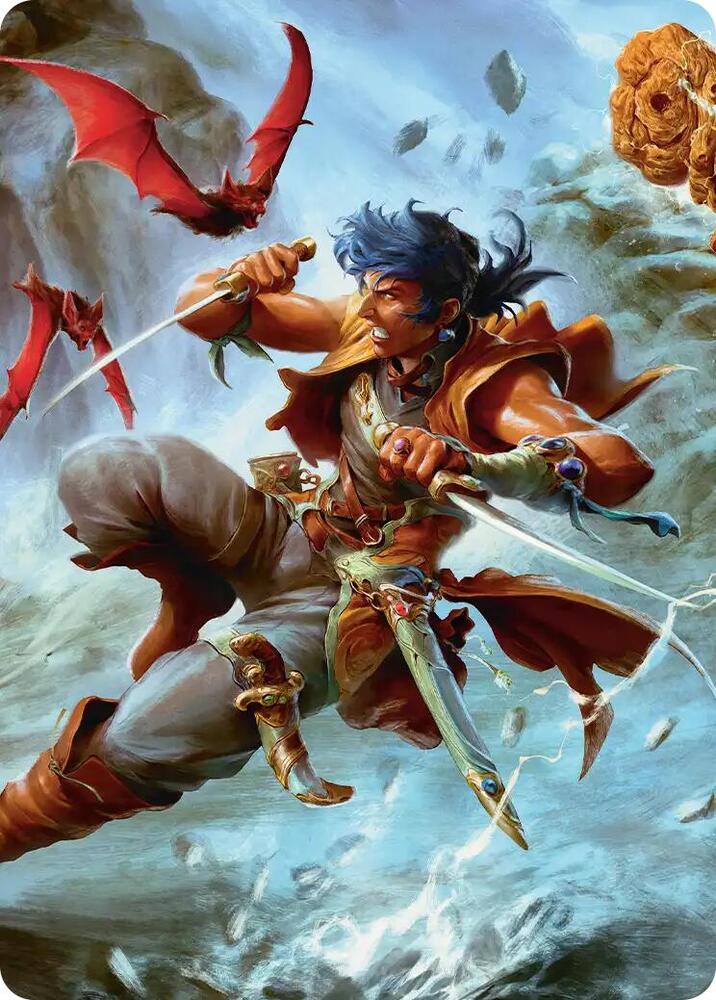 The Destined Thief Scene Art Card card image