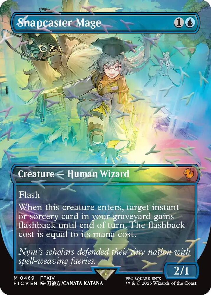 Snapcaster Mage (Borderless) (Chocobo Track Foil) card image