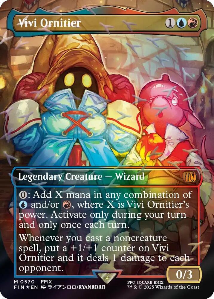 Vivi Ornitier (Borderless) (Chocobo Track Foil) card image