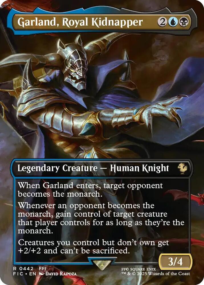 Garland, Royal Kidnapper (Borderless) card image