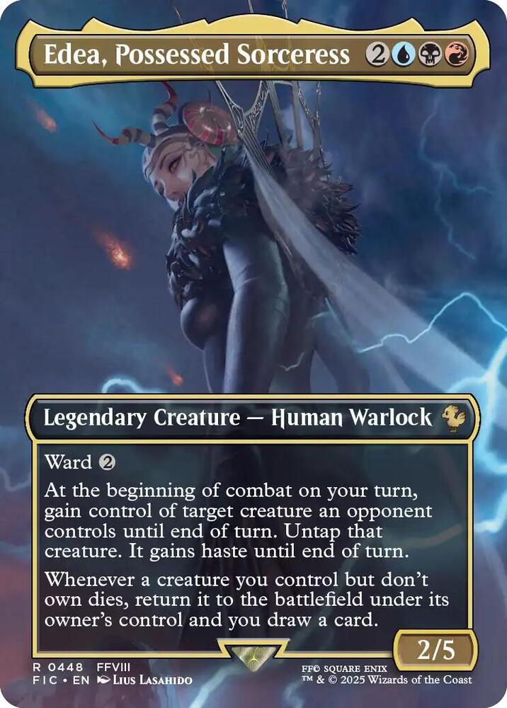 Edea, Possessed Sorceress (Borderless) card image