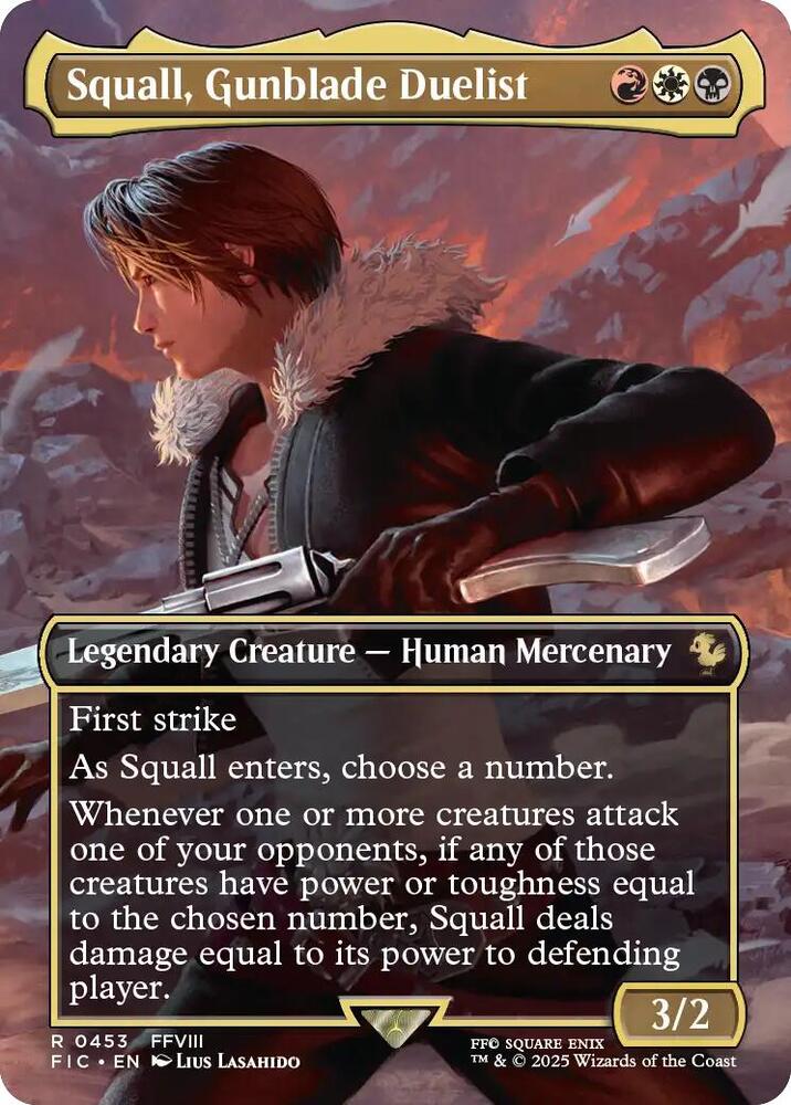 Squall, Gunblade Duelist (Borderless) card image