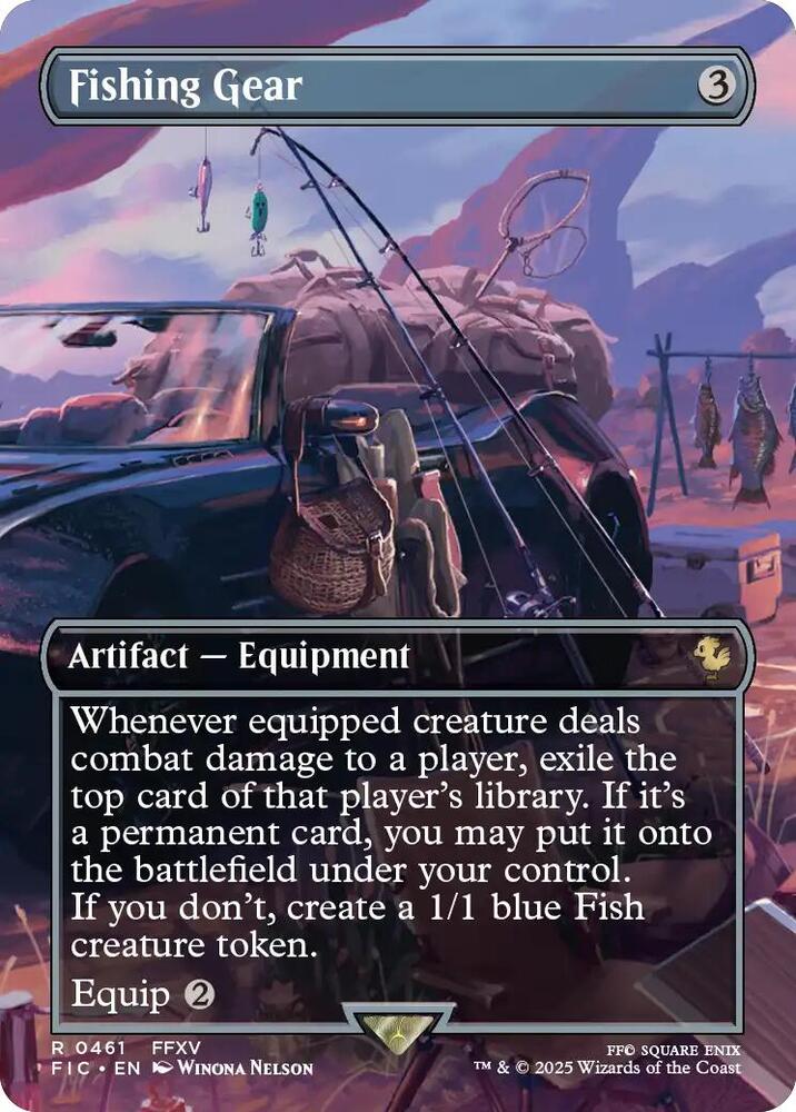 Fishing Gear (Borderless) card image