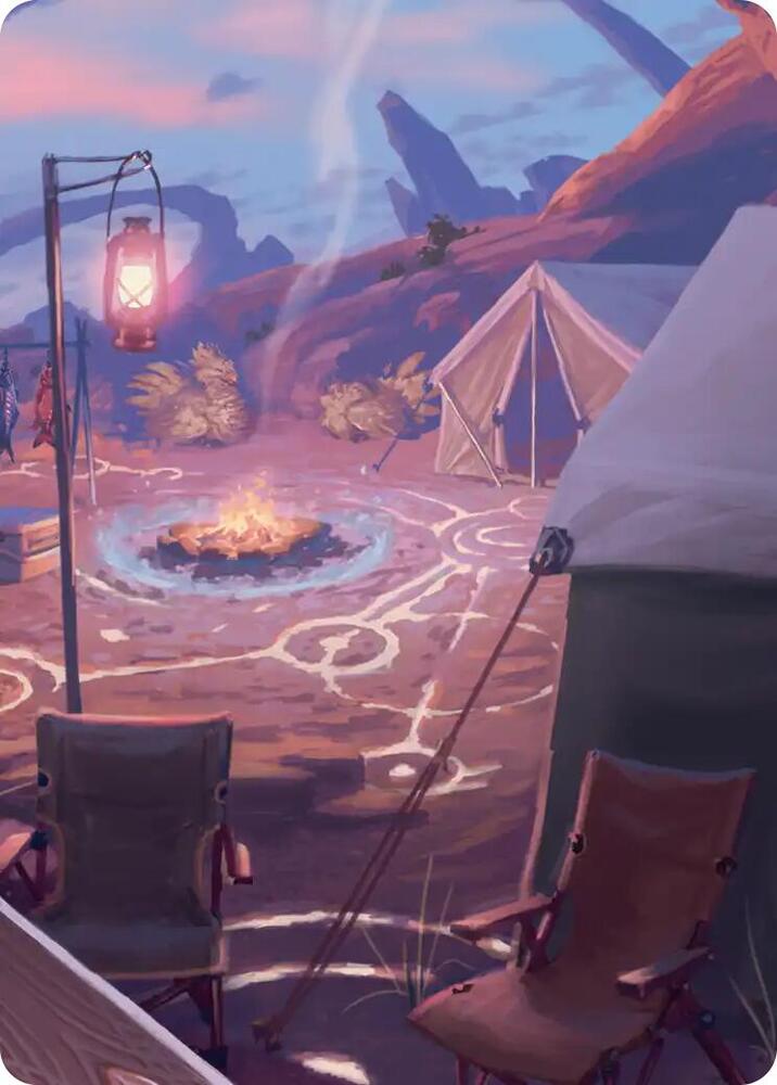 Chocobo Camp Scene Art Card card image