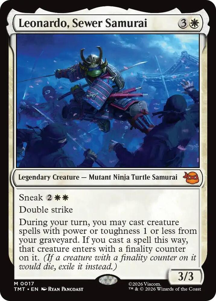 Leonardo, Sewer Samurai card image