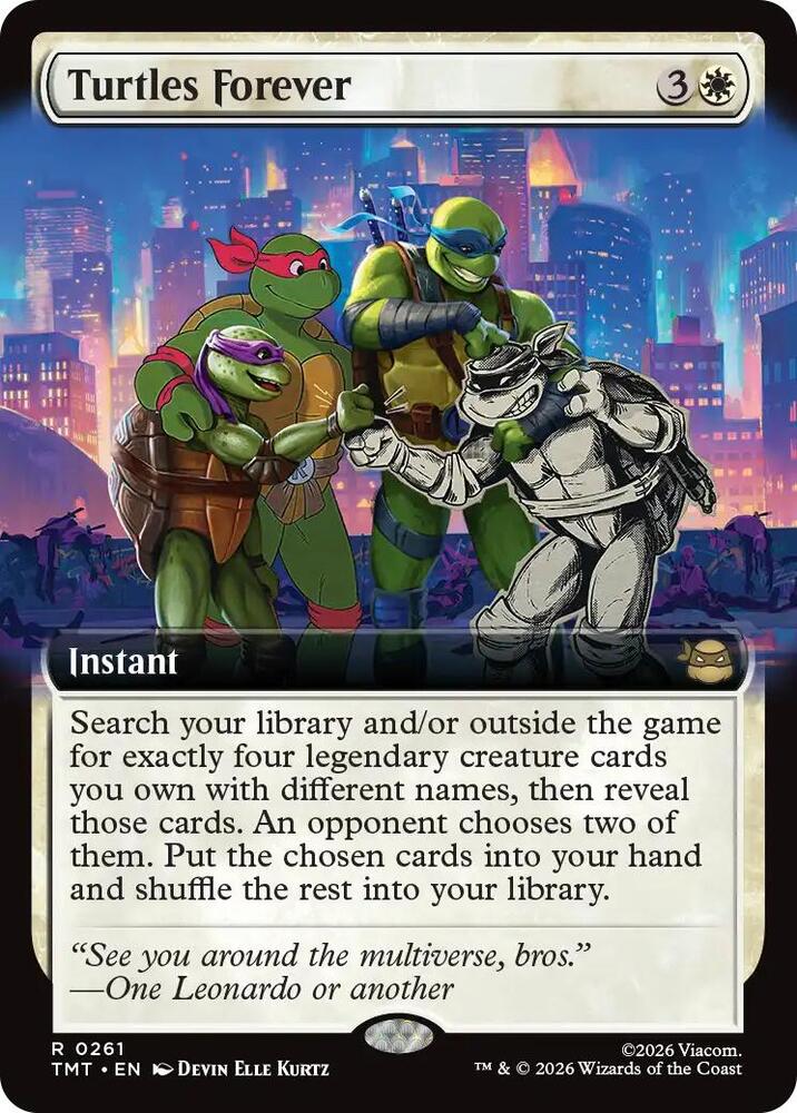 Turtles Forever (Extended Art) card image