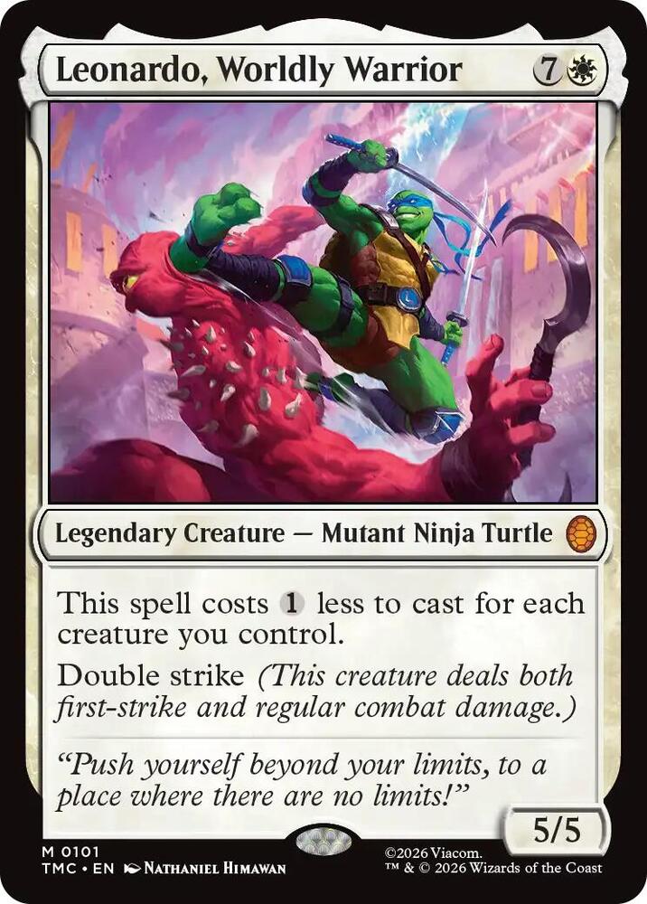 Leonardo, Worldly Warrior card image