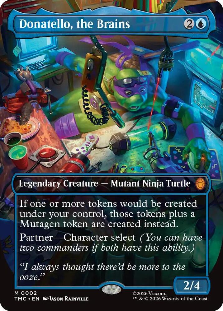 Donatello, the Brains (0002) (Borderless) card image