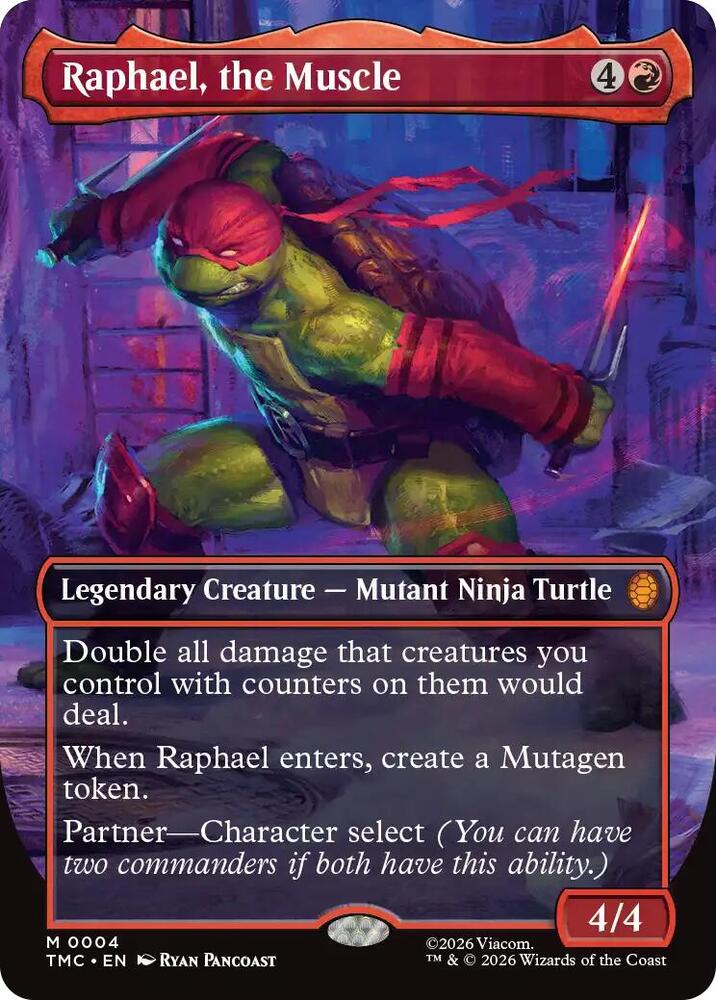 Raphael, the Muscle (0004) (Borderless) card image