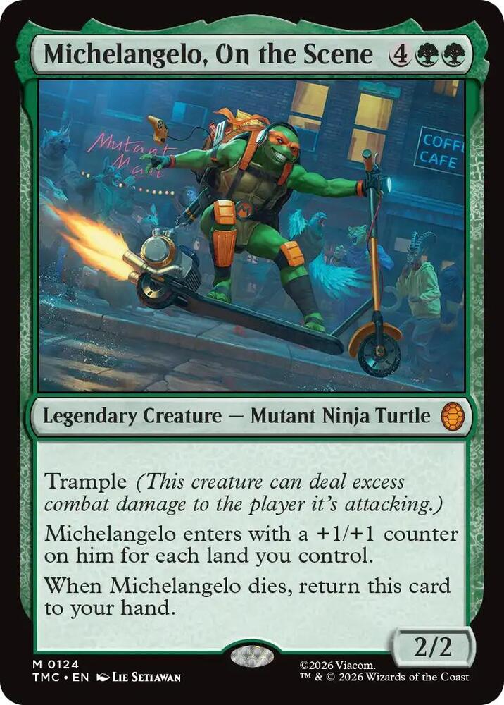 Michelangelo, On the Scene card image