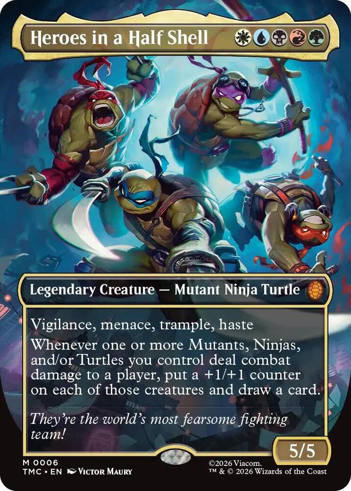 Heroes in a Half Shell (0006) (Borderless) card image