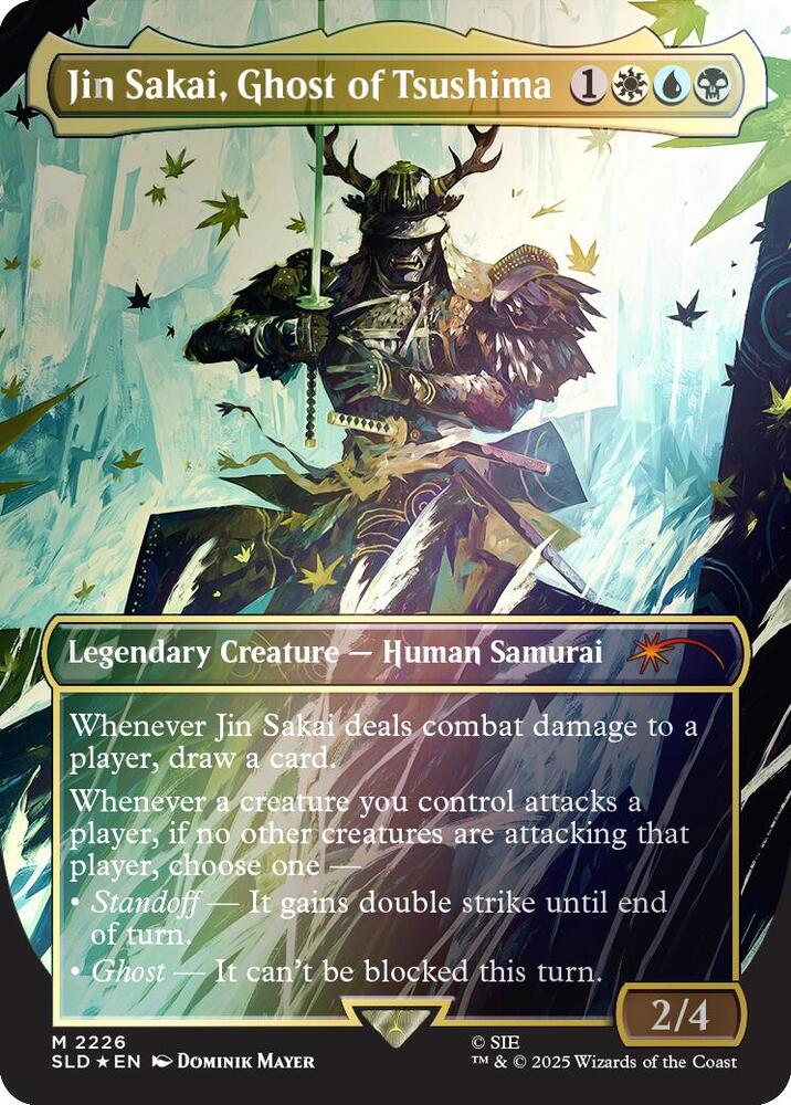 Jin Sakai, Ghost of Tsushima (Rainbow Foil) card image